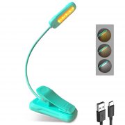9led rechargeable book light blue18